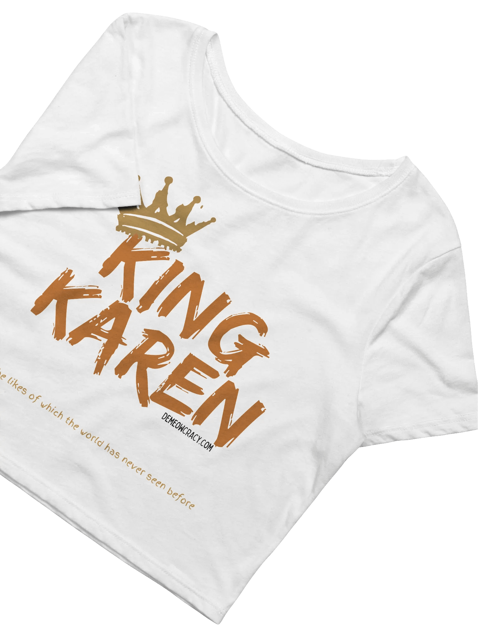 King Karen Crowned Women's Crop Tee product image (4)