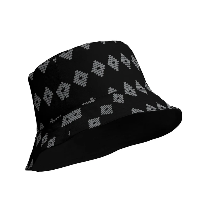 Anacostia Community Museum Reversible Bucket Hat (Black/Gray) product image (1)