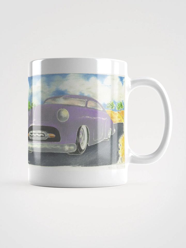 Two Cars White Glossy Mug product image (2)