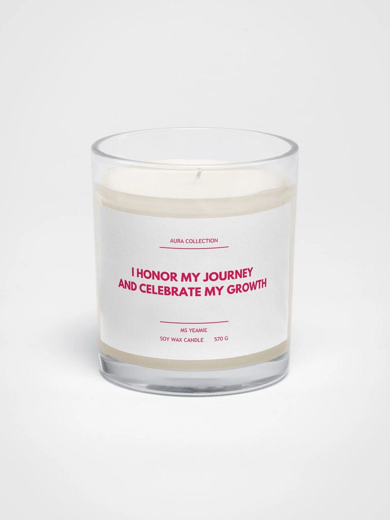 AURA COLLECTION Soy Wax Candle: Celebrate Your Journey