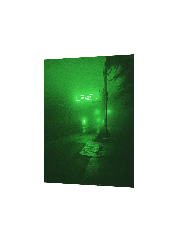 "I am lost" Matte Poster product image (12)