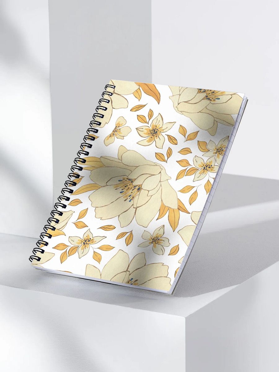 Yellow Flower Spiral Notebook product image (3)