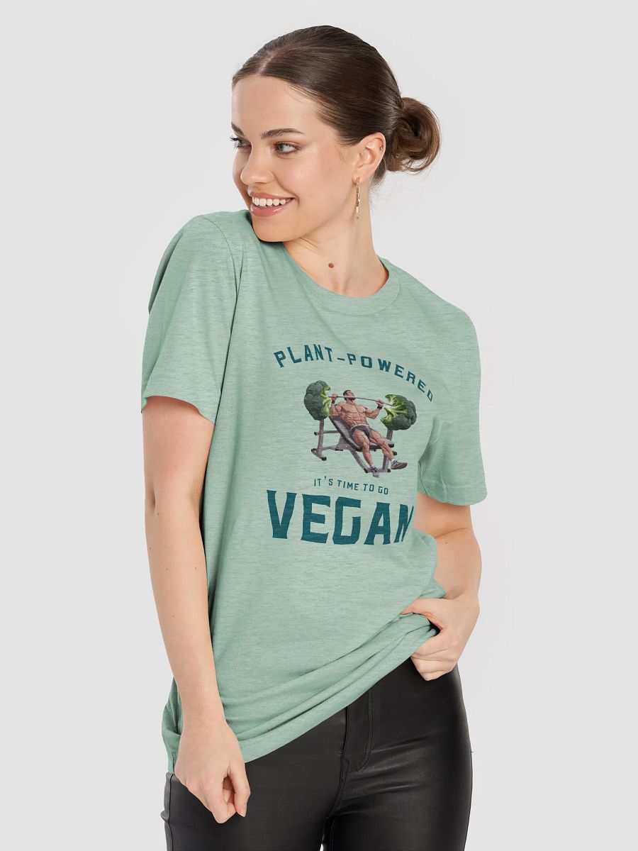 Plant Powered Vegan T-Shirt - 'It's Time to Go Vegan product image (37)