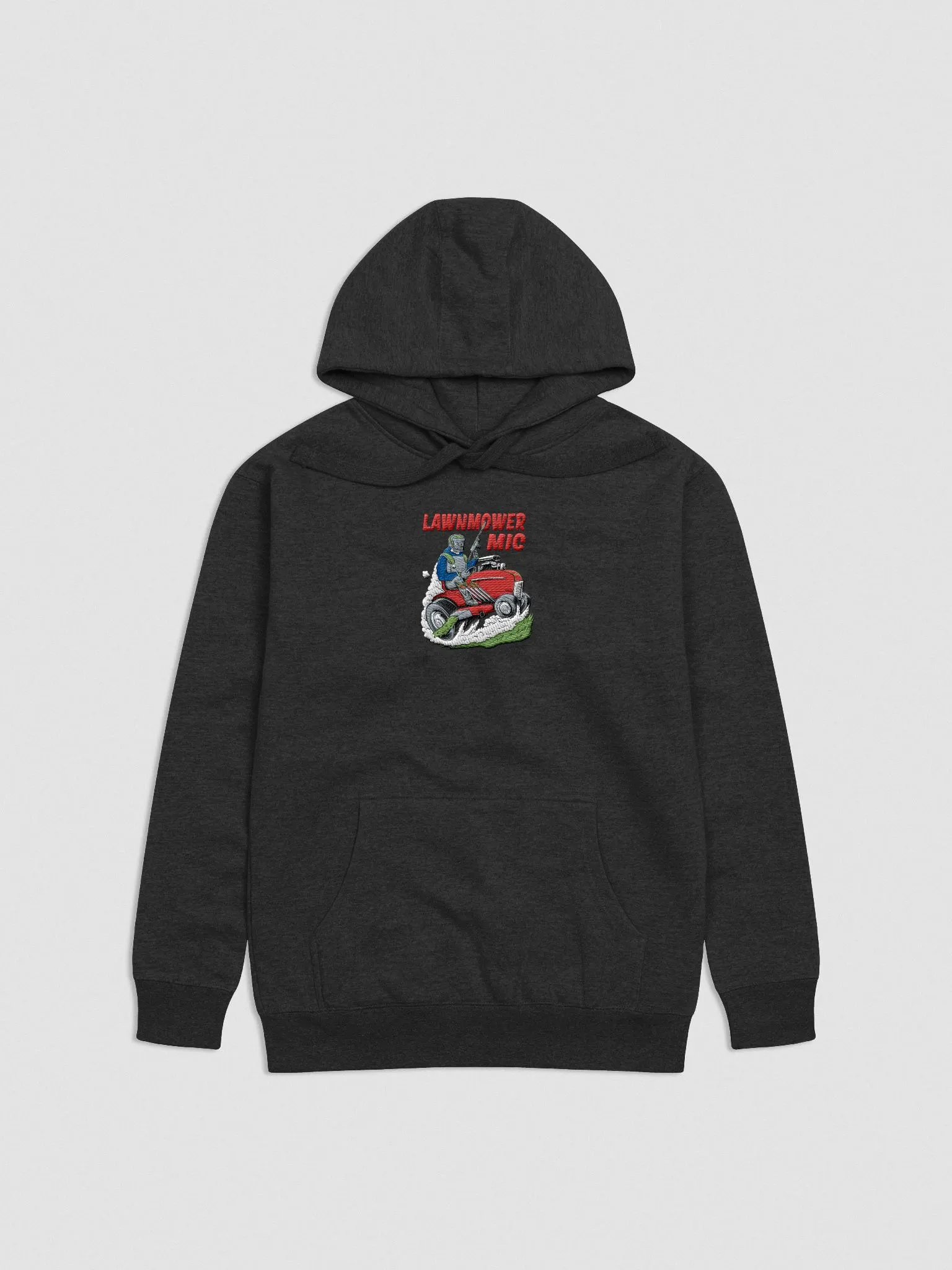 Lawnmower Mic | Embroidered Hoodie product image (1)