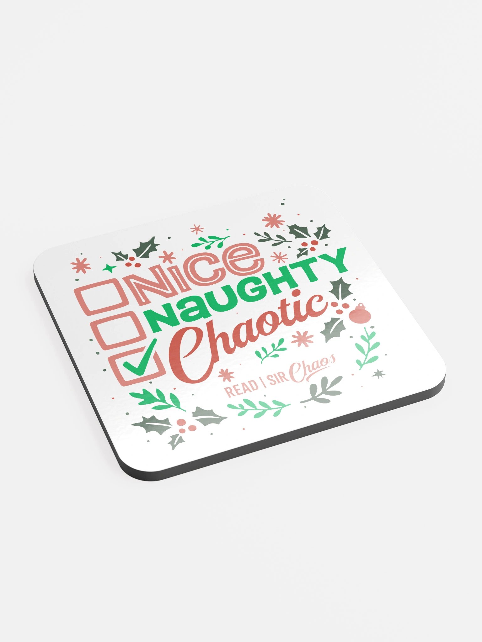 Nice, Naughty, Chaotic Coaster product image (2)
