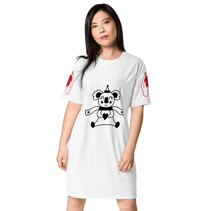 Blackout Elegance T-Shirt Dress product image (1)