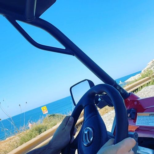 Had so much fun driving around and seeing more of Cyprus 🇨🇾 

Although when I tell you that water I jumped in was 🥶 Oh My God...