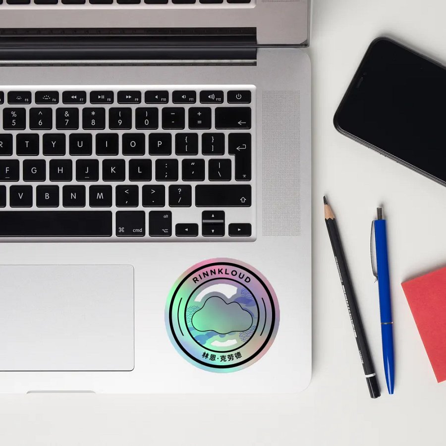 RinnKloud Holographic Logo Sticker Set product image (12)
