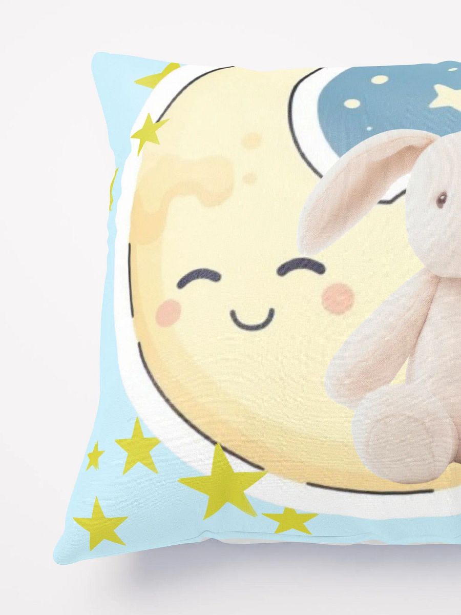 Good Night Rabbit Buddy Throw Pillow 1a product image (3)