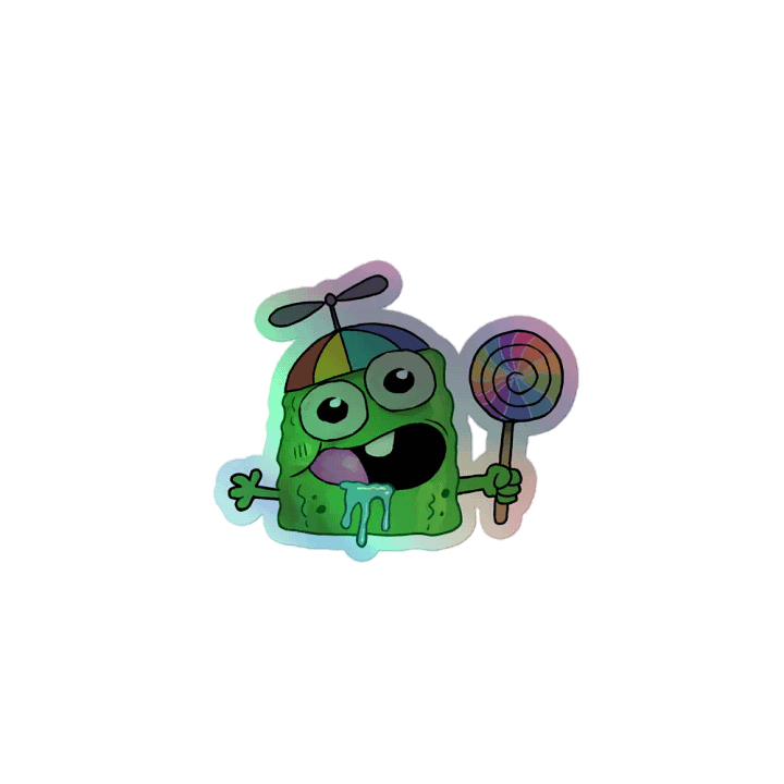 Holographic Happy Pickle Sticker product image (1)
