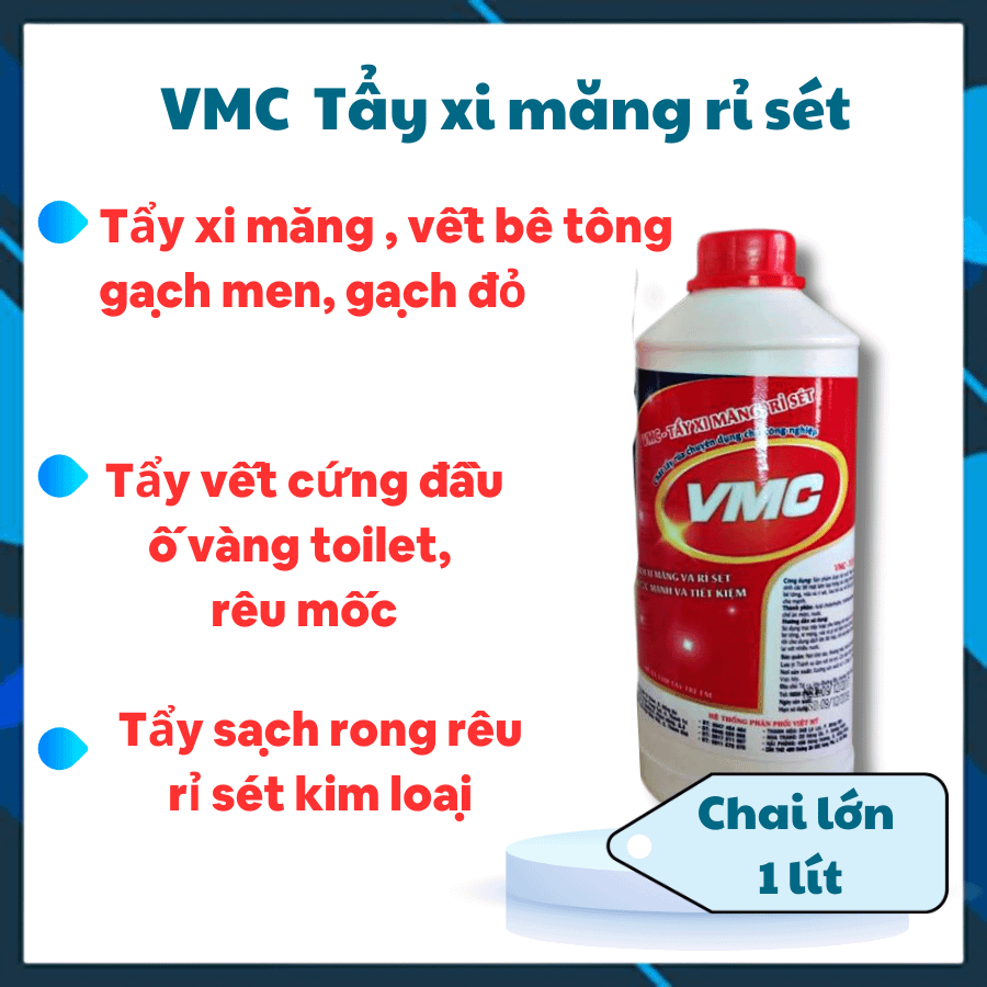 Siêu tẩy xi măng rỉ sét VMC chai 1 lit product image (1)