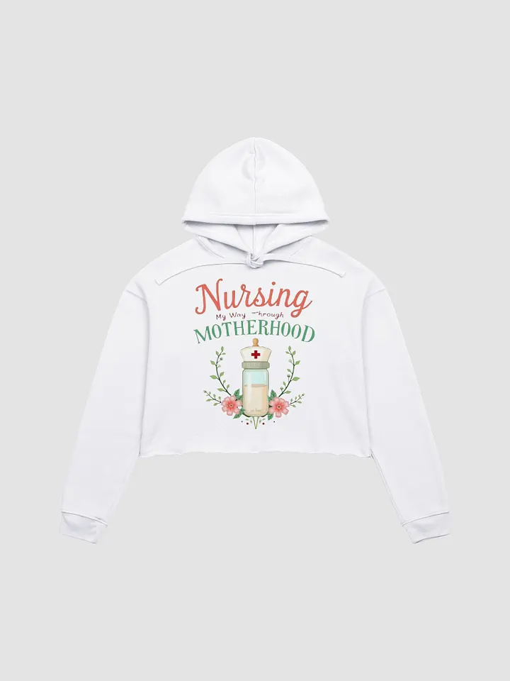 Nurse Mom Life Crop Hoodie product image (5)