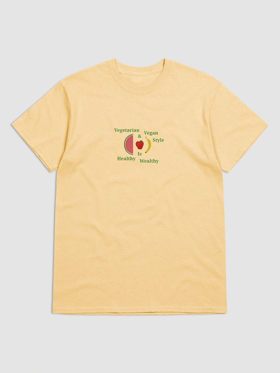Healthy Wealthy Vegetarian & Vegan T-Shirt product image (5)