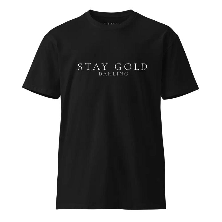 STAY GOLD DAHLING PREMIUM MEN’S CREW TEE product image (2)