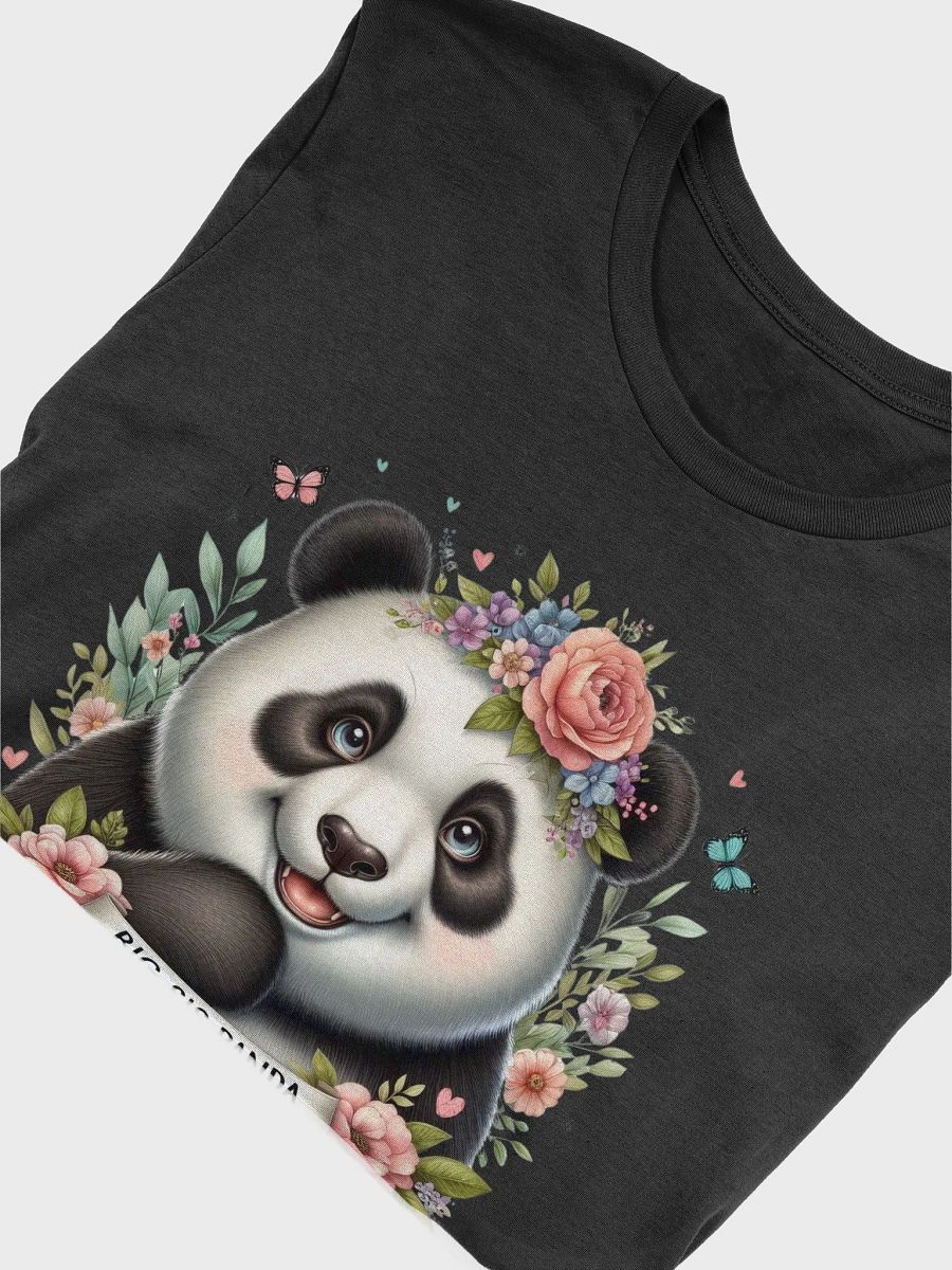 Big Sis Panda Flower Wreath T-Shirt product image (32)