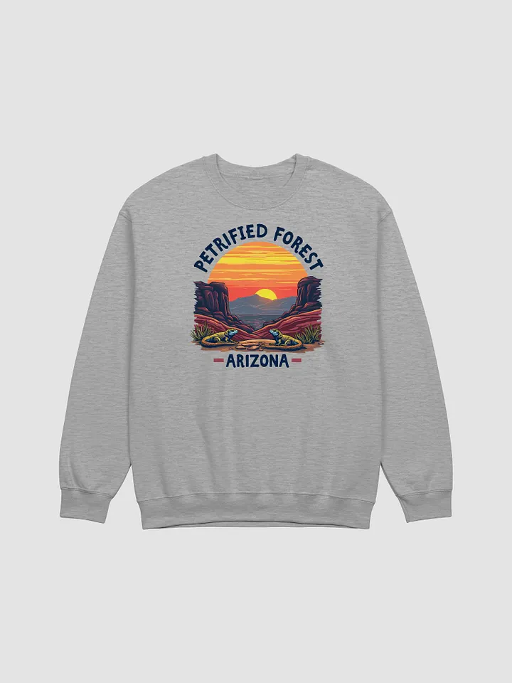 Petrified Forest Arizona Desert Sunrise Lizards Crewneck product image (2)