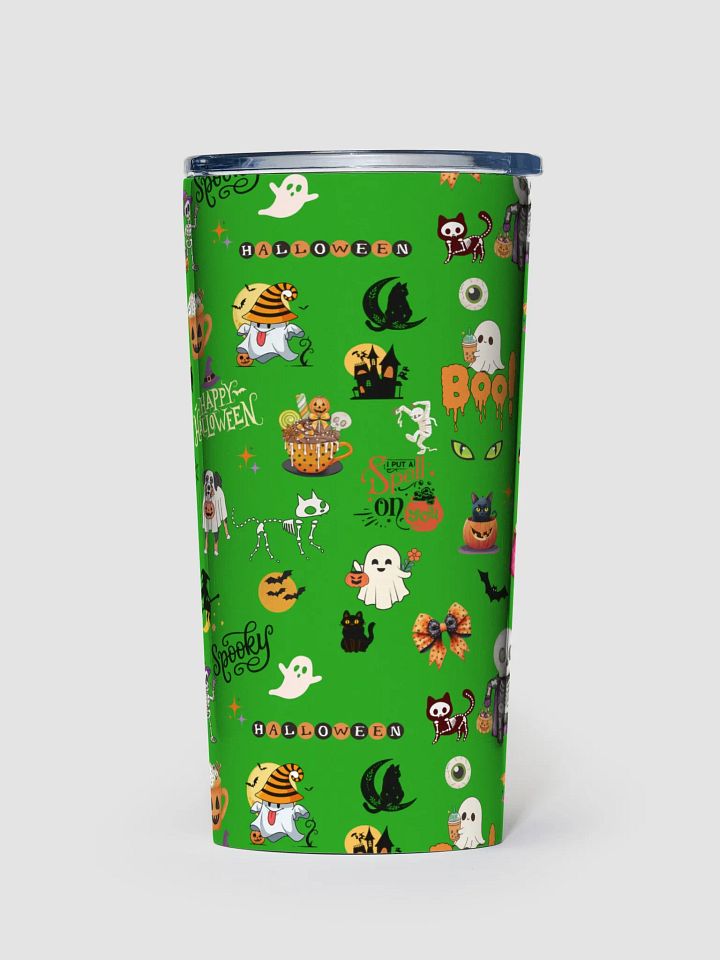 Green Halloween 20 oz Stainless Steel Tumbler product image (1)
