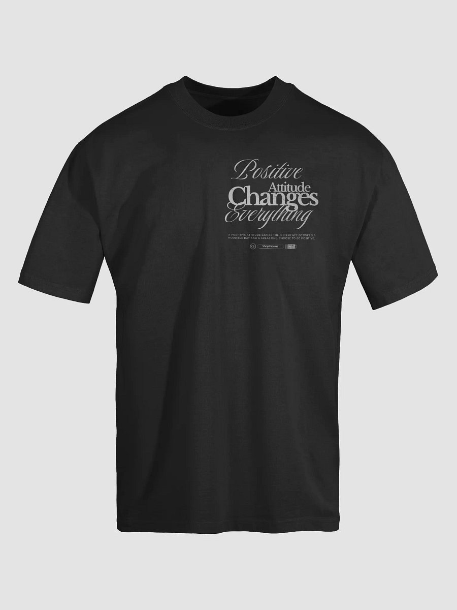 Positive Attitude Changes Everything | Black Tee product image (5)