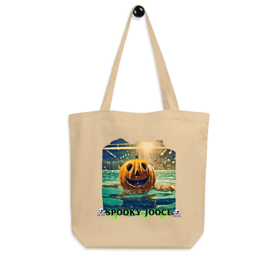 “SPOOKY SWIMZ” Khaki Tote Bag product image (3)