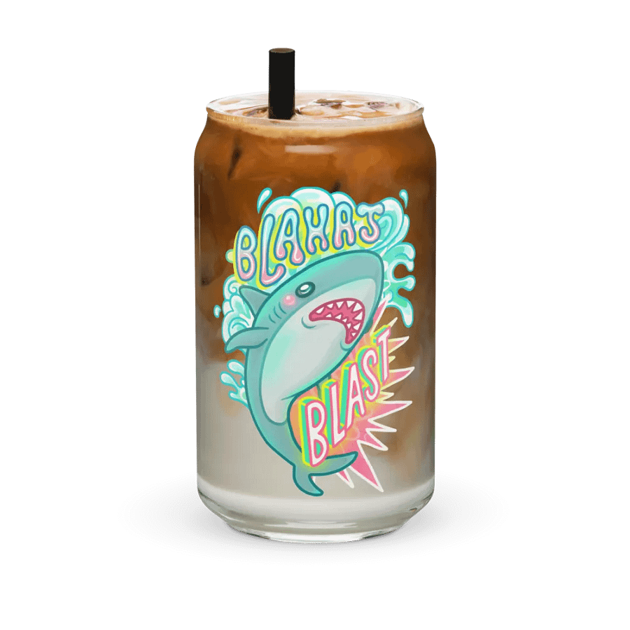 Blahaj Blast Can-Shaped Glass product image (36)
