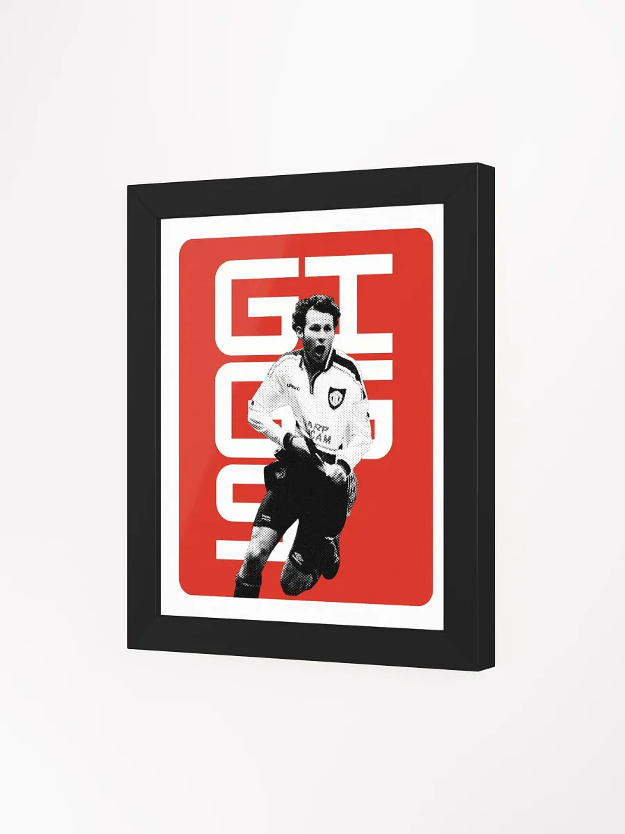 Ryan Giggs BW Manchester United Name Art Framed Print product image (4)
