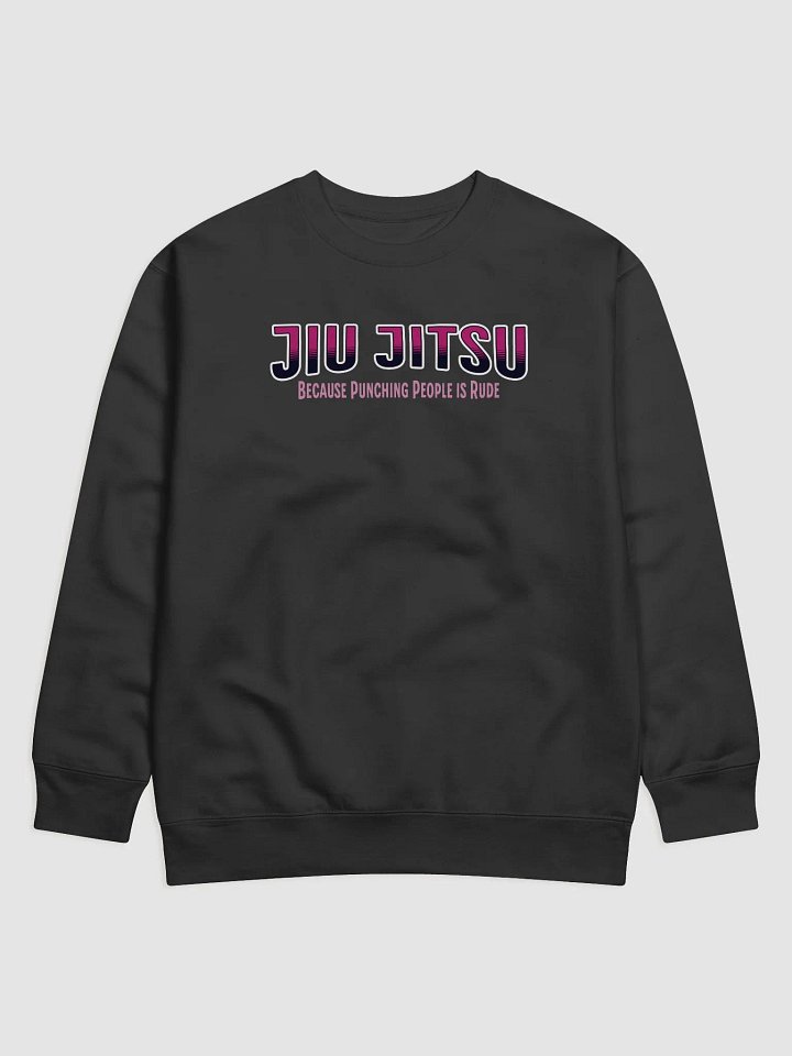Reflective Jiu-Jitsu Humor Sweatshirt product image (1)