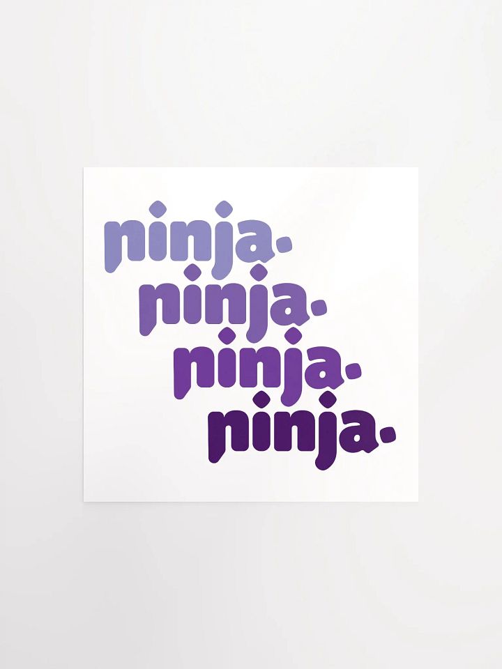 Purple Quad Ninja Poster product image (1)