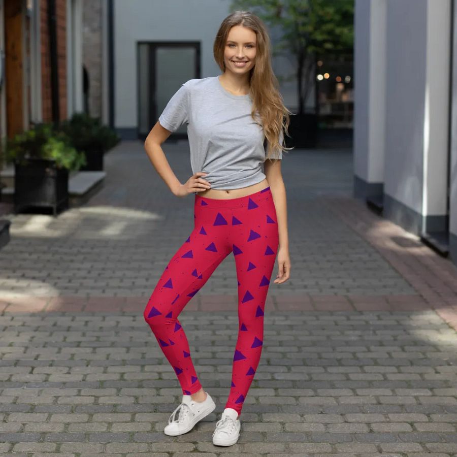 Customizable Triangular All-Over Leggings product image (7)