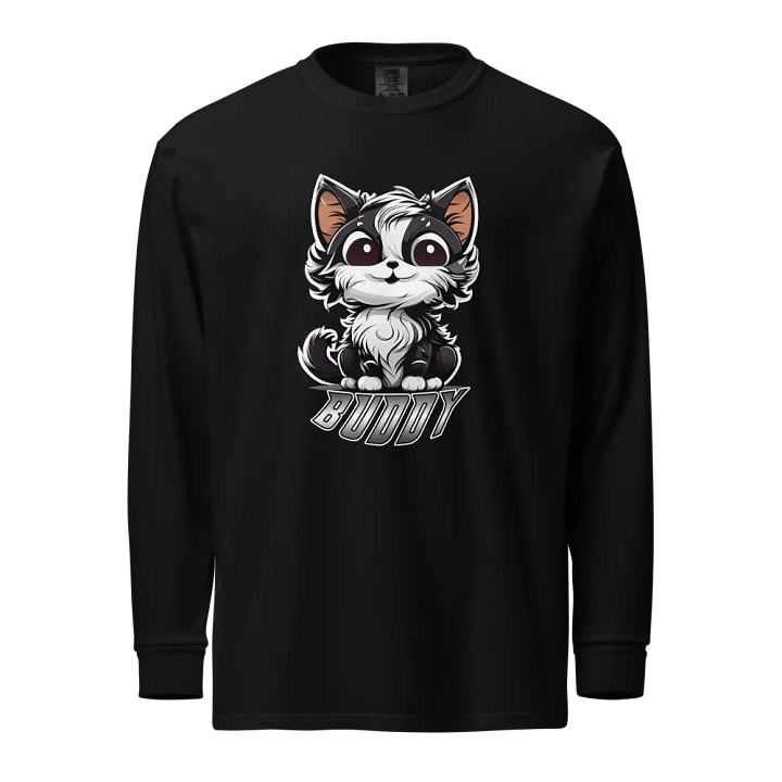 Buddy Comfort Colors Unisex Garment-Dyed Heavyweight Long Sleeve Shirt (PRINTED) product image (1)