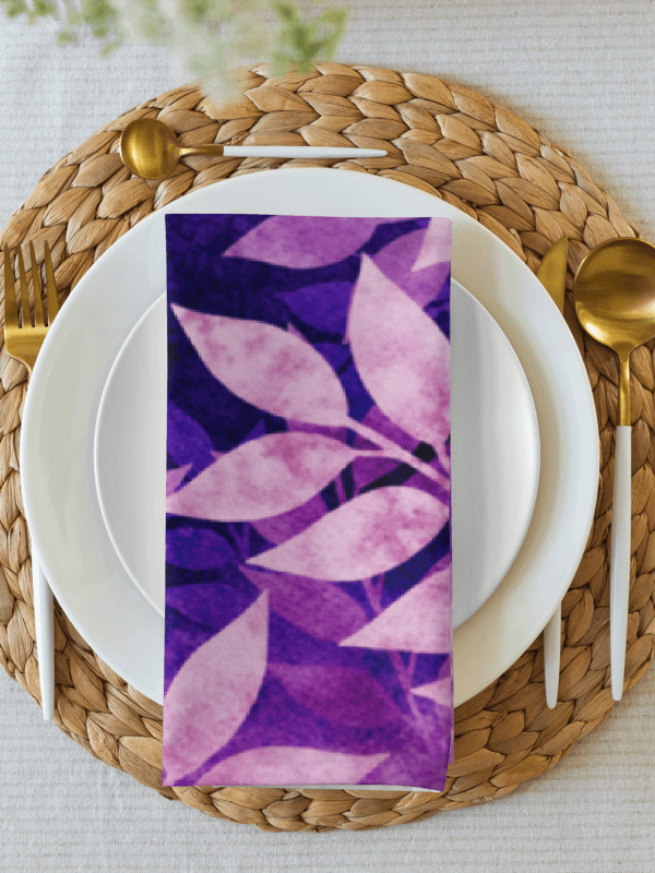 Purple Pink Napkins 4pcs product image (4)