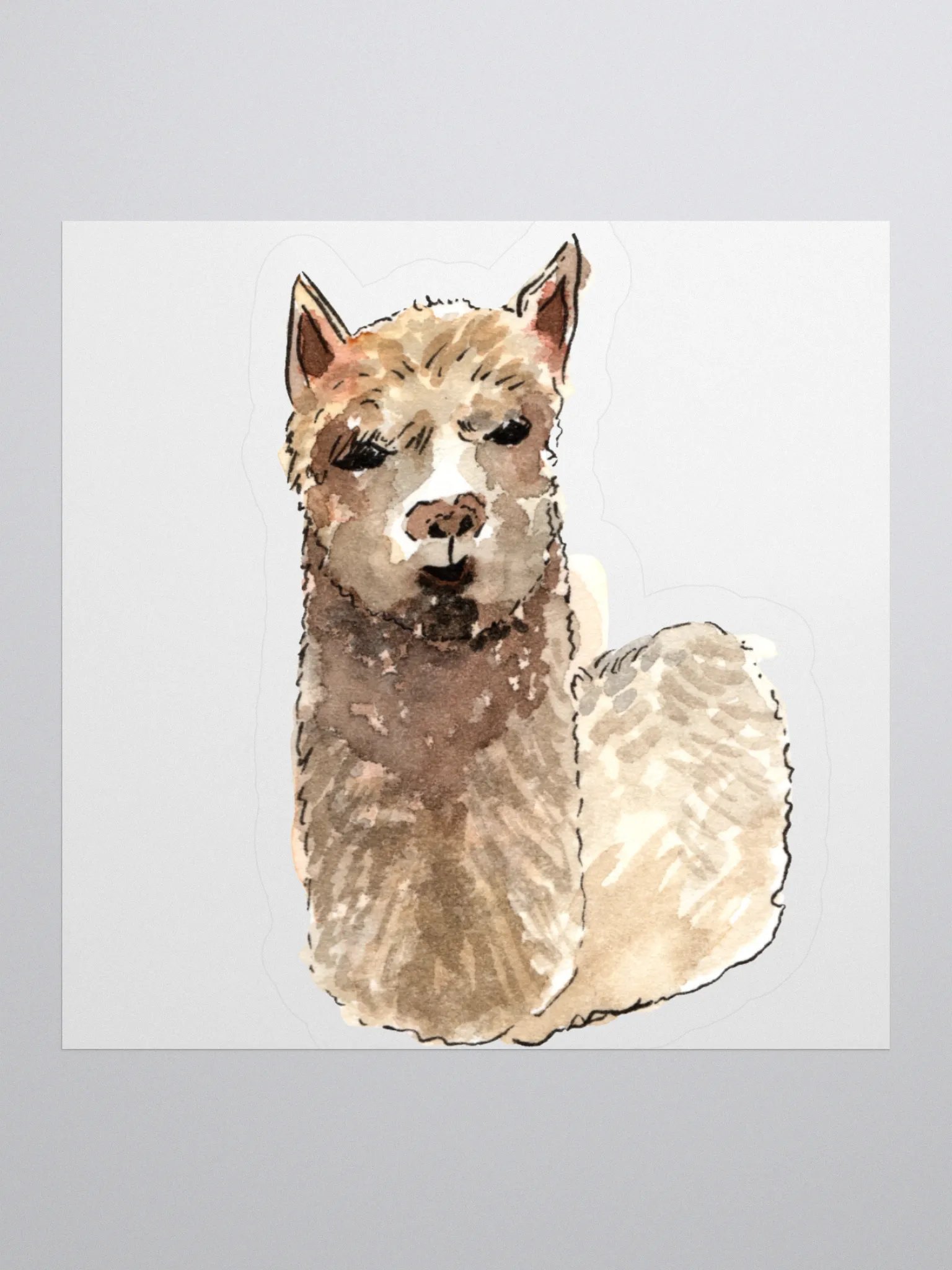 Llama Sticker product image (2)