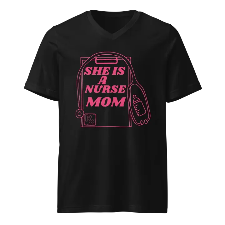 Nurse Mom V-Neck Tee product image (1)