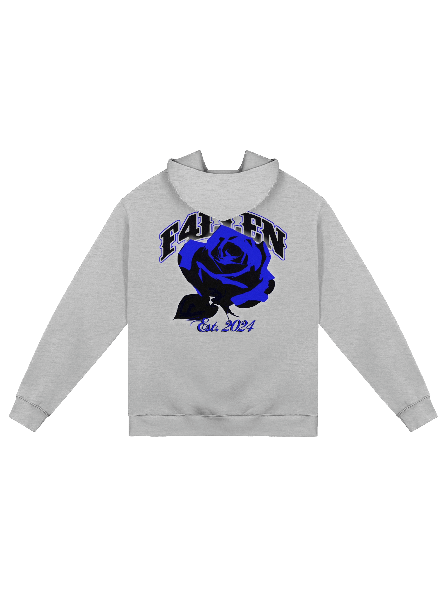 F4LLEN Blue Flower Hoodie [ White ] product image (1)