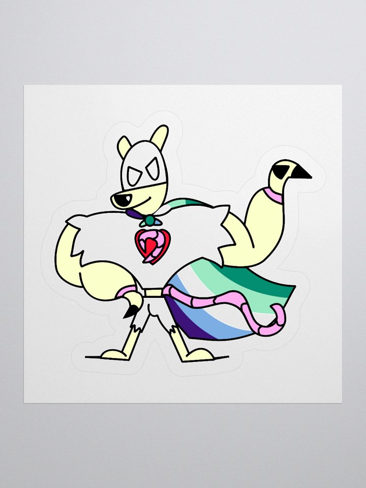 Superhomo! Vermili MLM White Variant Sticker! product image (2)