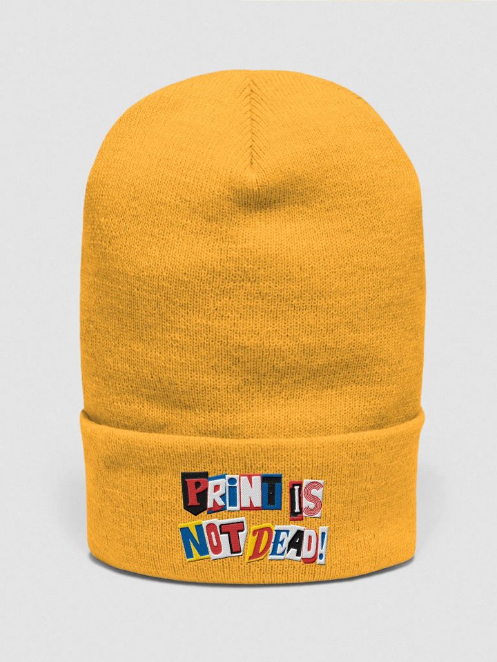 Print Is Not Dead - BEANIE product image (1)