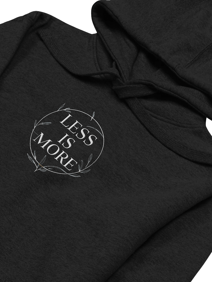 Leafy Minimalist 'LESS IS MORE' Hoodie – Elegant Simplicity for the Modest Fashionista product image (1)
