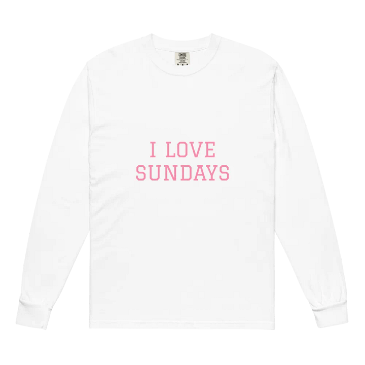 I LOVE SUNDAYS Long Sleeve Shirt product image (2)
