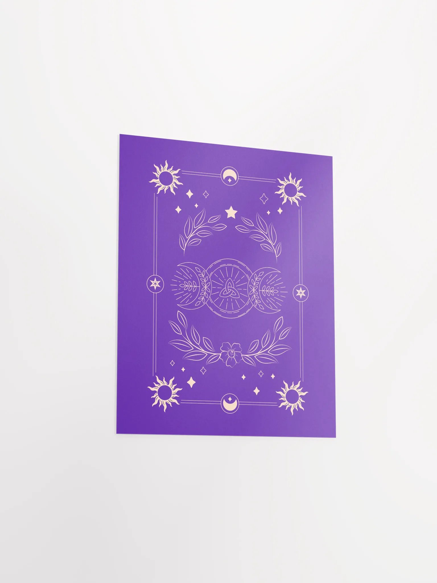 Maiden Mother Crone Purple Tarot Card Poster product image (3)