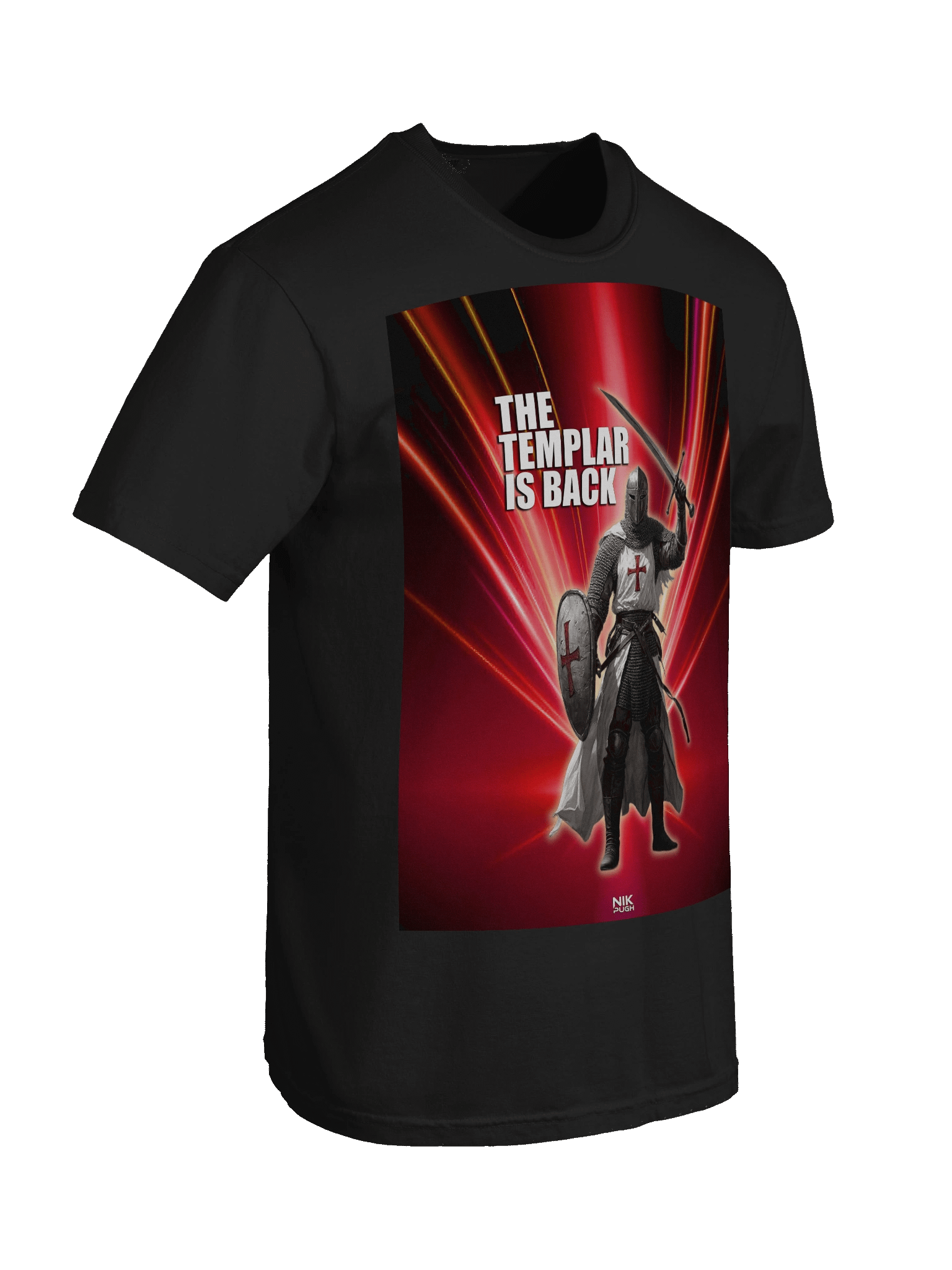 The Templar Is Back – Nik Pugh Music Tee product image (16)