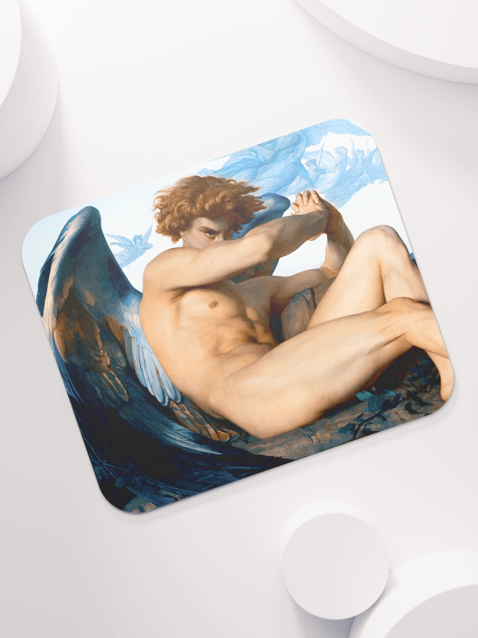 The Fallen Angel by Alexandre Cabanel Mouse Pad product image (7)