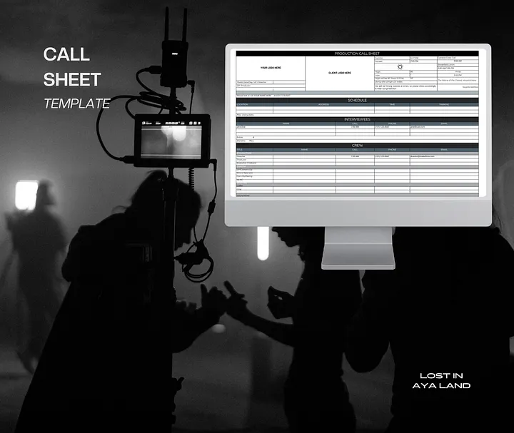 Call Sheet product image (1)