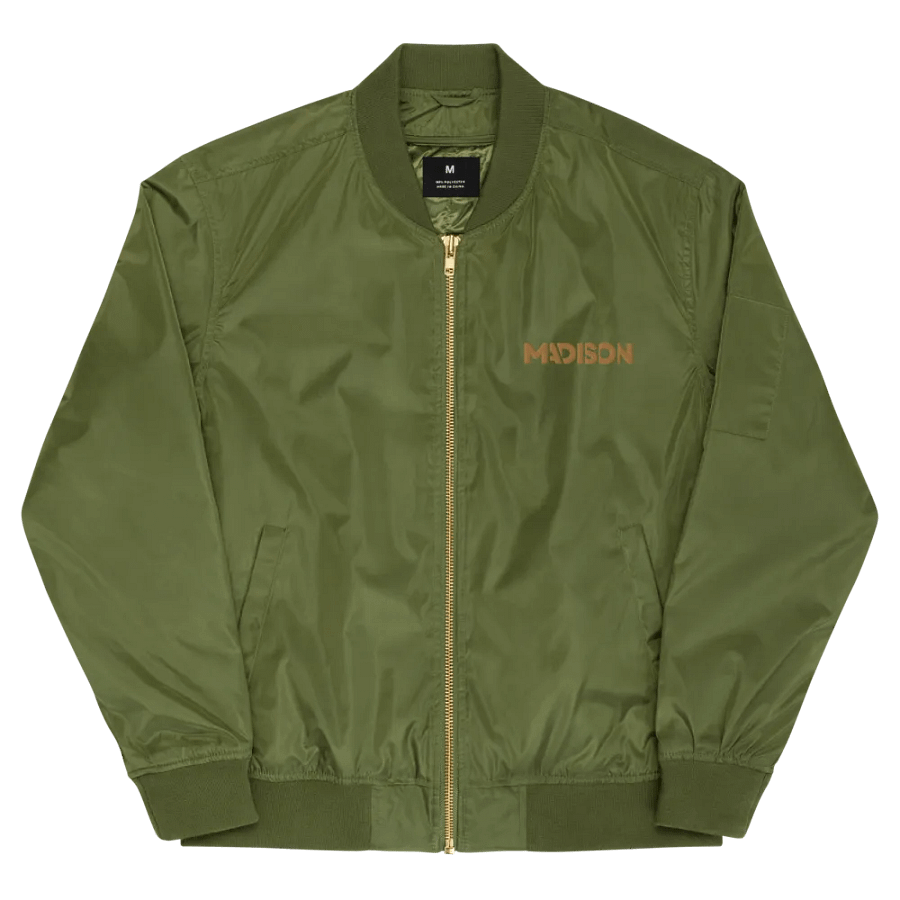 Threadfast Apparel Premium Bomber Jacket - Font Style (10) product image (3)