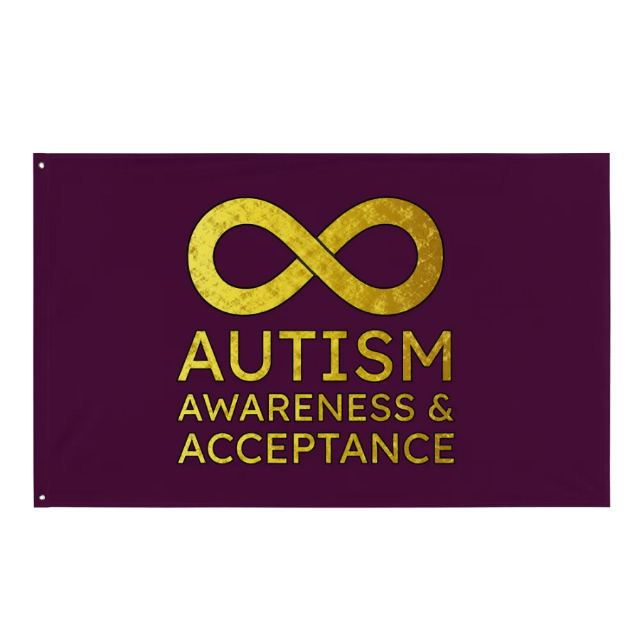 Autism Awareness & Acceptance Flag (Pink) product image (1)