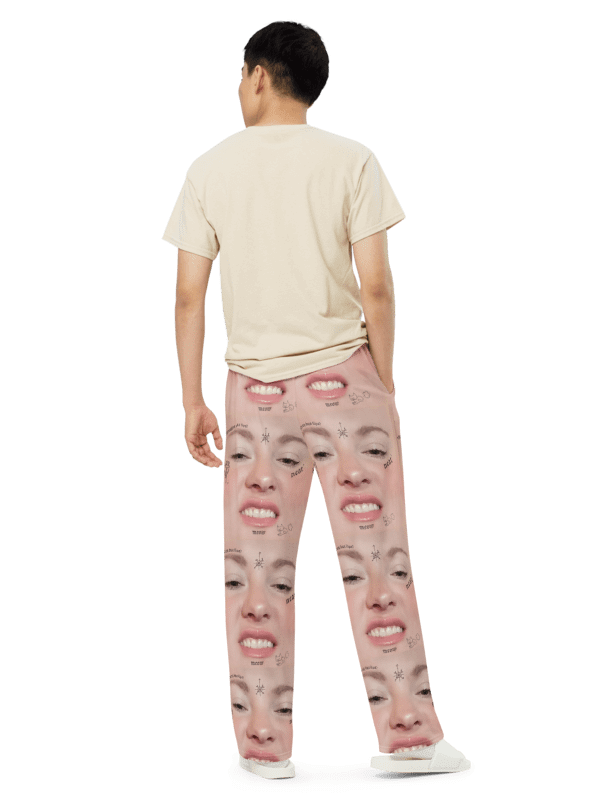 Ruble's Inked Neat Pantaloons | NEAT Merch Wide Leg Pants product image (5)