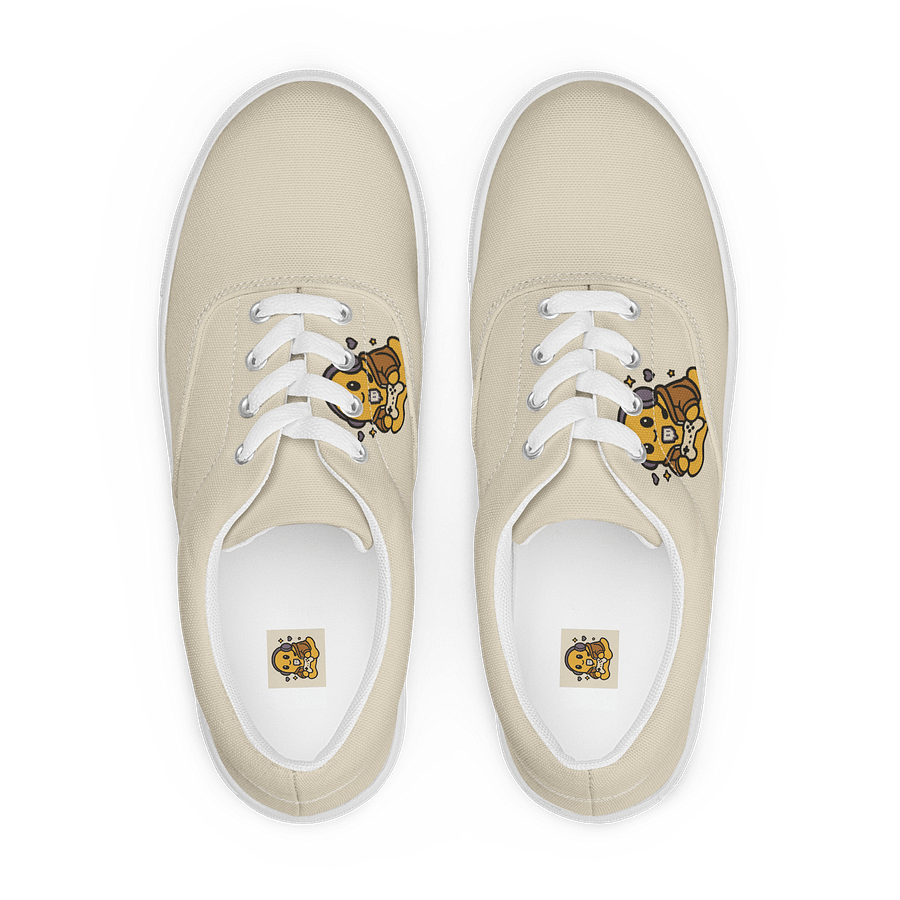 Playful Gamer Yellow Cartoon Canvas Shoes product image (1)