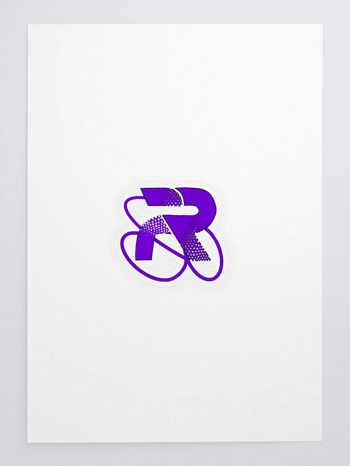 Rapper R logo Sticker product image (1)