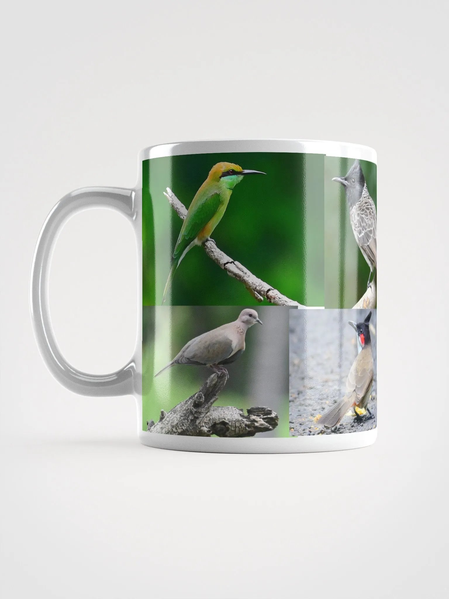IUCAA Birds White Glossy Mug product image (16)