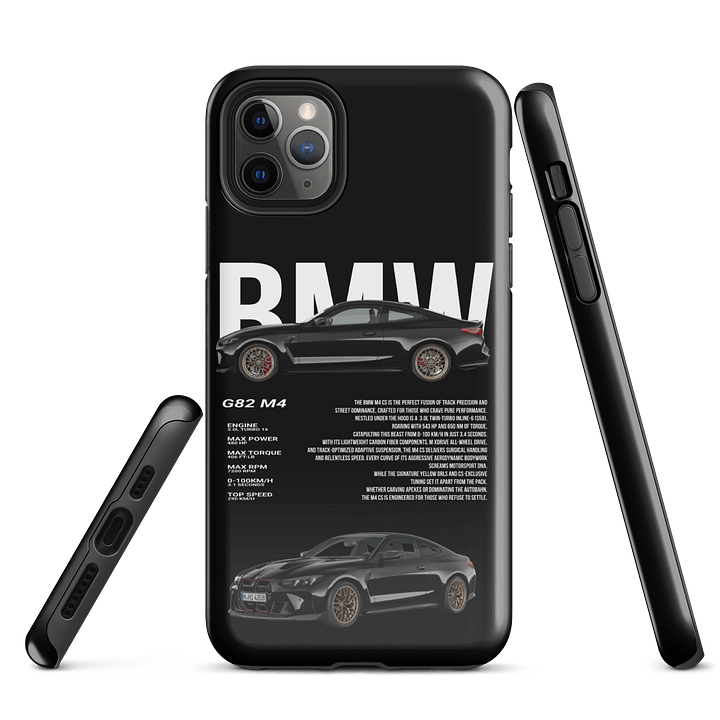 BMW G82 M4 iPhone Case – Shockproof Slim Fit Cover for iPhone – Car Enthusiast Gift Design product image (5)