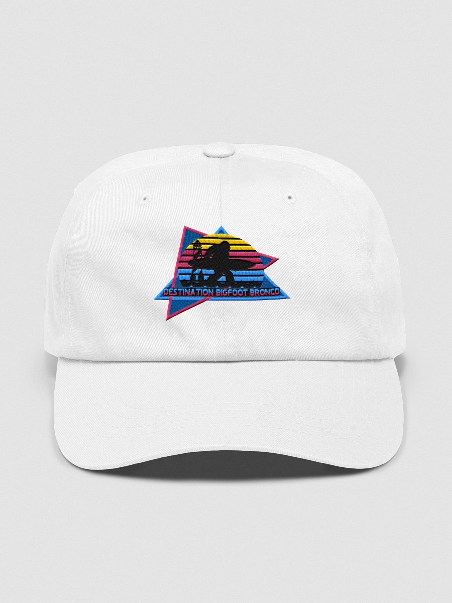 Destination Bigfoot Bronco Retro-Inspired Dad Hat (White) product image (1)
