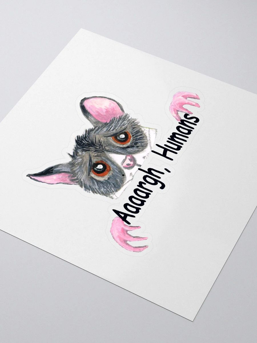 Rat scared of humans sticker product image (9)